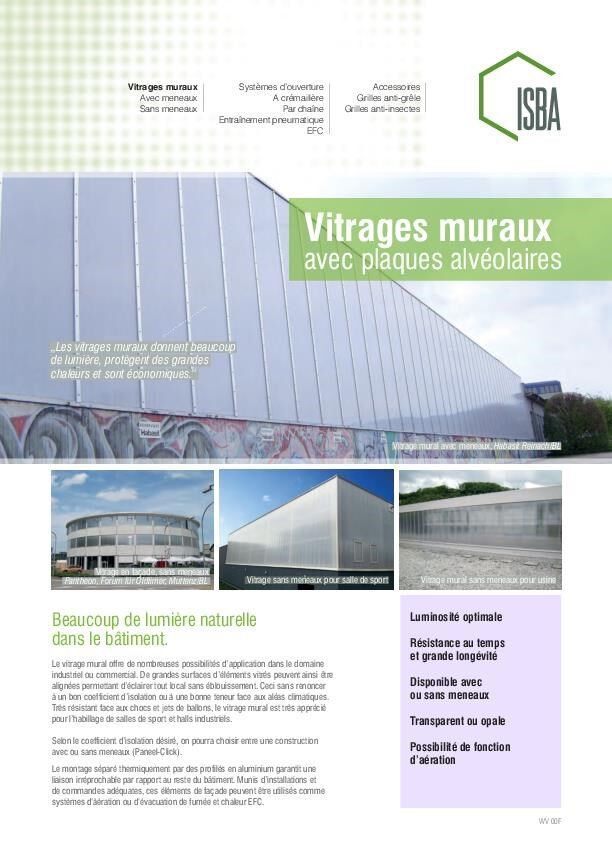 Brochure vitrages muraux