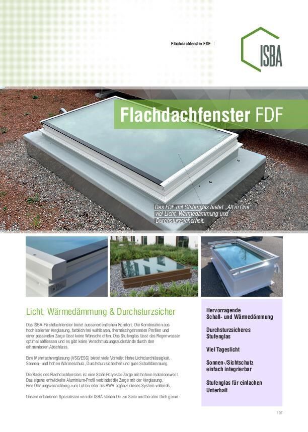 Broschüre Flachdachfenster