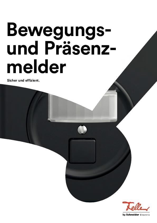 Broschüre Bewegungs- und Präsenzmelder