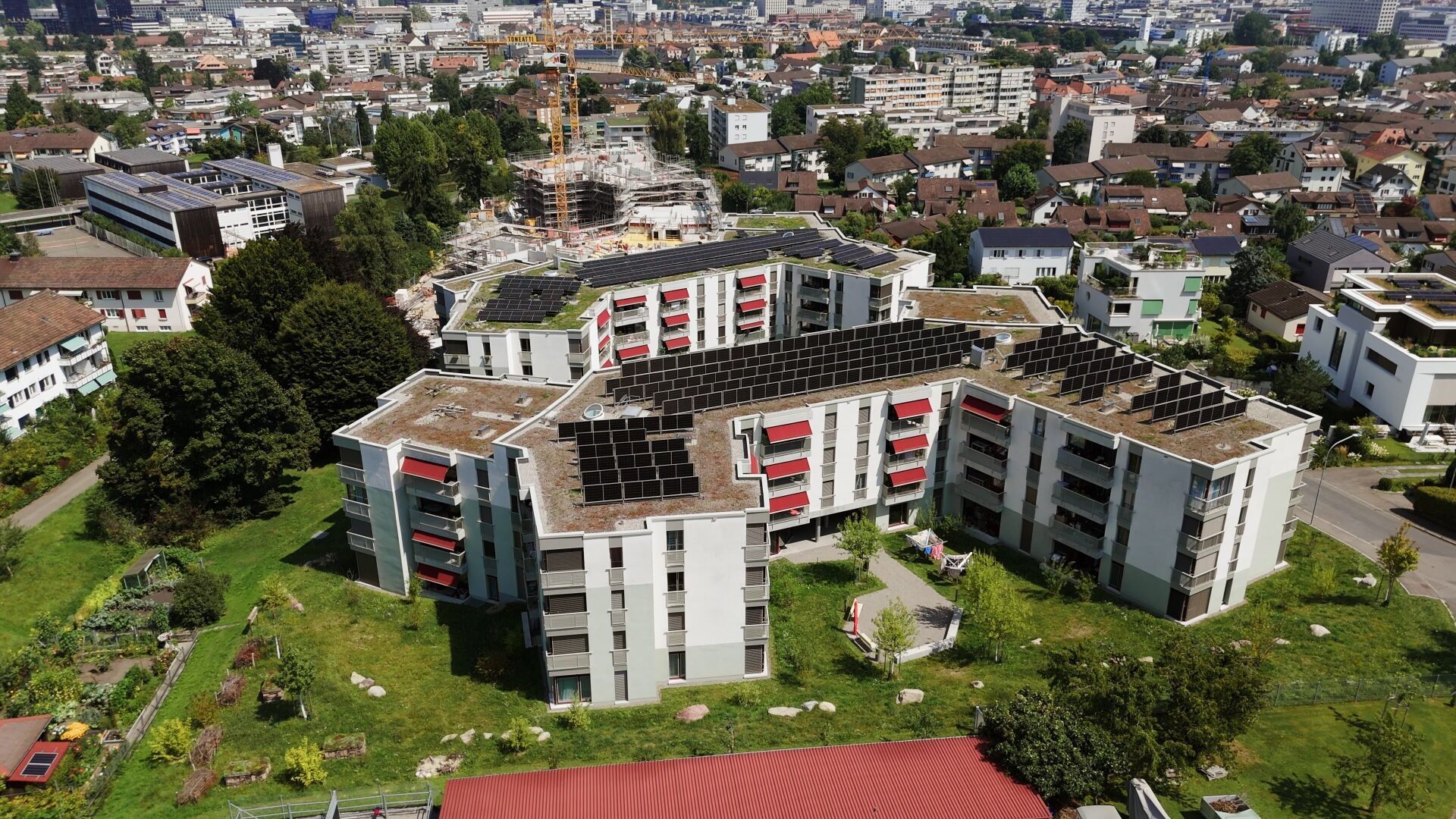 Ersatzneubau der Siedlung Zwischenbächen der bgnzwo in Zürich-Altstetten. | Foto © Feller Ersatzneubau der Siedlung Zwischenbächen der bgnzwo in Zürich-Altstetten. | Foto © Feller