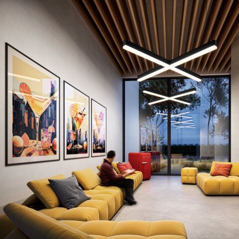 Licht, das Architektur präzise formt und Räume öffnet
