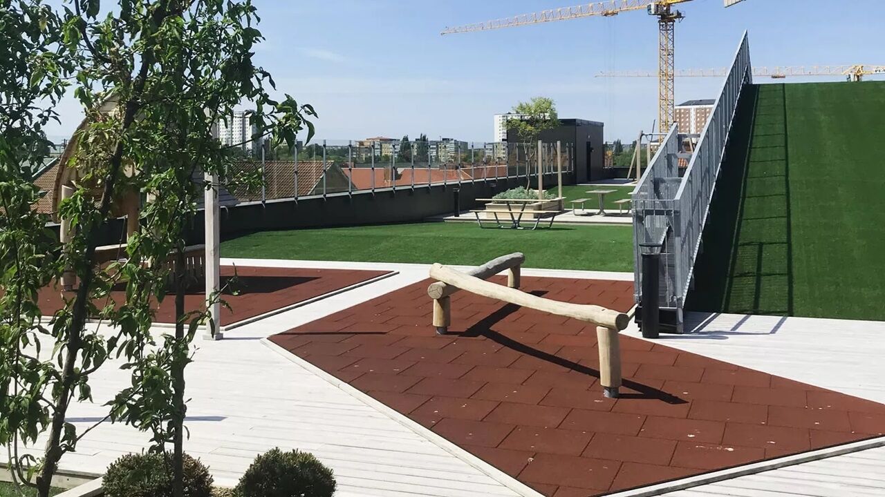 Kompaktdach der Molnets Förskola in Malmö, Schweden | Foto © Leca Kompaktdach der Molnets Förskola in Malmö, Schweden | Foto © Leca