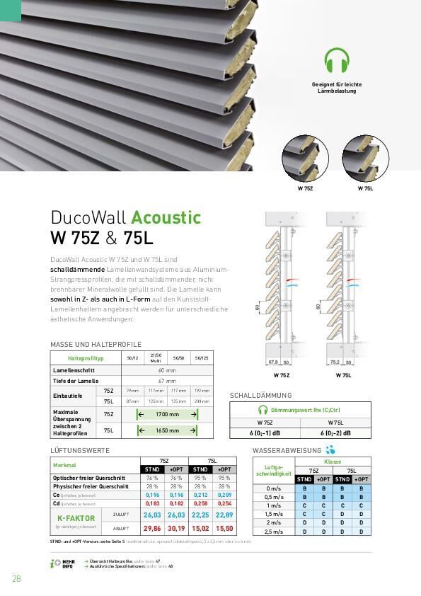 Broschüre Duco Wall Acoustic
