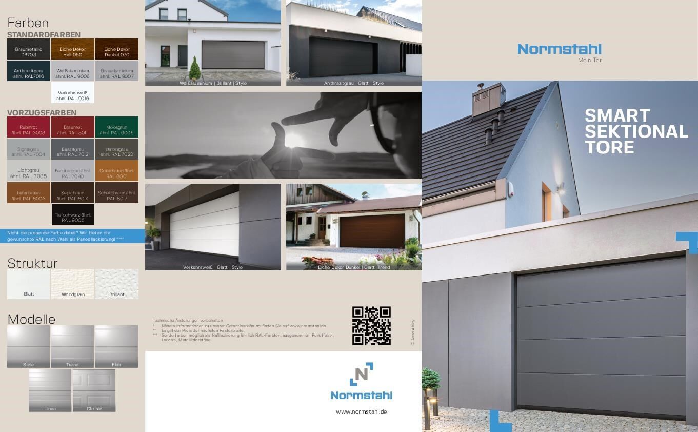 Broschüre Smart Deckensektionaltor