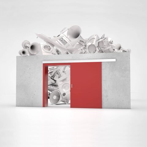 Système de portes coulissantes «BLOCTool Hawa Suono»