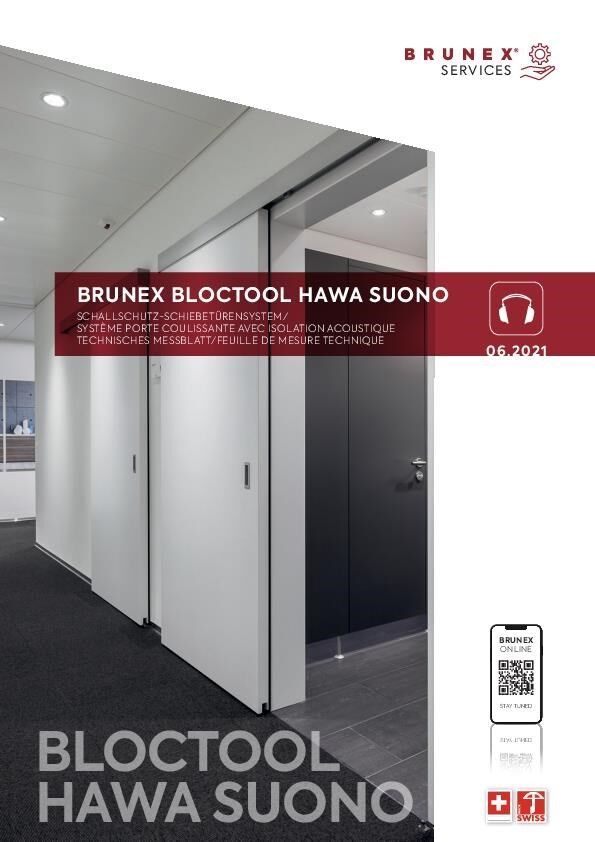 Technisches Massblattlatt Brunex BlocTool Hawa Suono