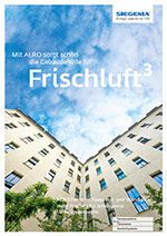 Aero Fenster-, Fassaden- und Wandlüfter für intelligente Lüftungskonzepte