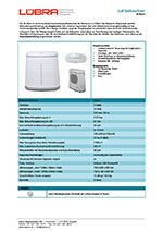 Datenblatt Luftbefeuchter LB 45Pro