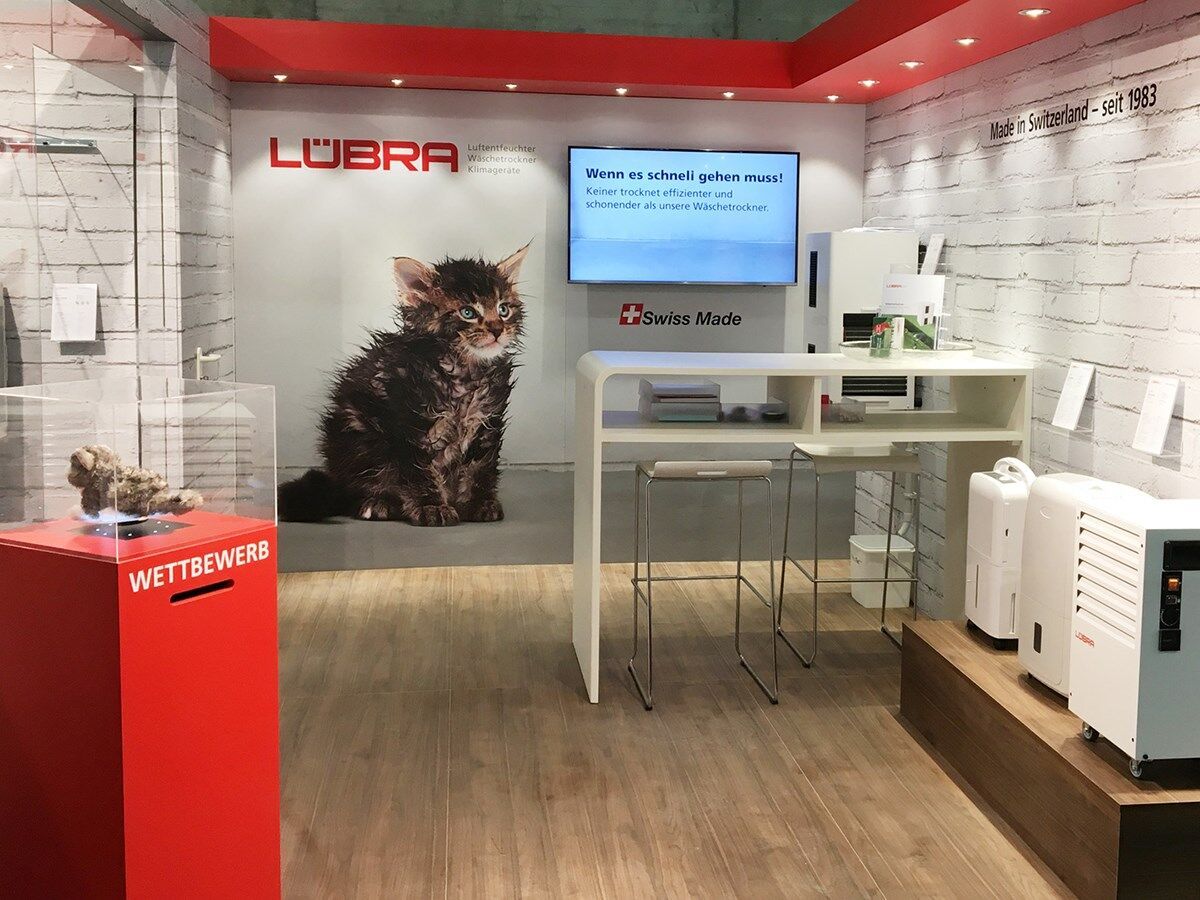 Wie jedes Jahr befindet sich der Lübra-Stand in Halle 3 © Lübra Apparatebau AG Wie jedes Jahr befindet sich der Lübra-Stand in Halle 3 © Lübra Apparatebau AG