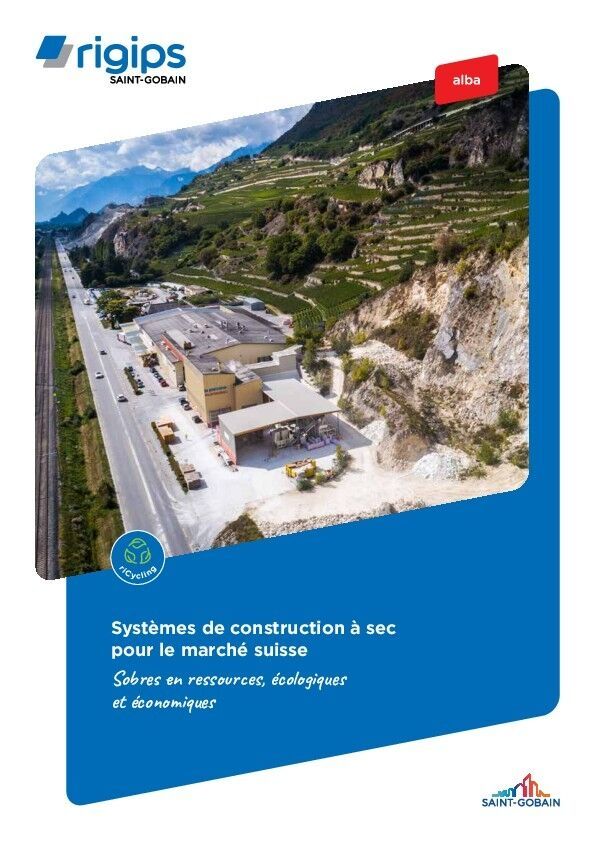 Flyer «Systèmes de construction à sec pour le marché suisse»