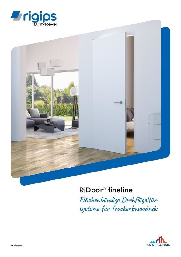 Broschüre «RiDoor fineline»