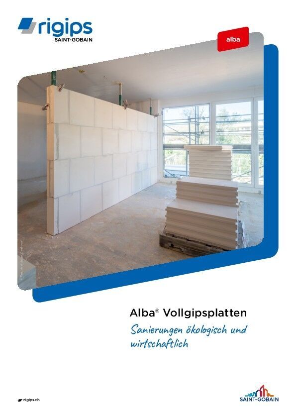 Broschüre «Alba Sanierung»