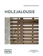 Technische Informationen Holzjalousie