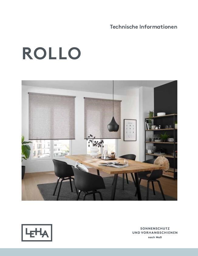 Technische Informationen Rollo