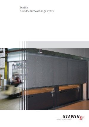 Informationsbroschüre textile Brandschutzvorhänge