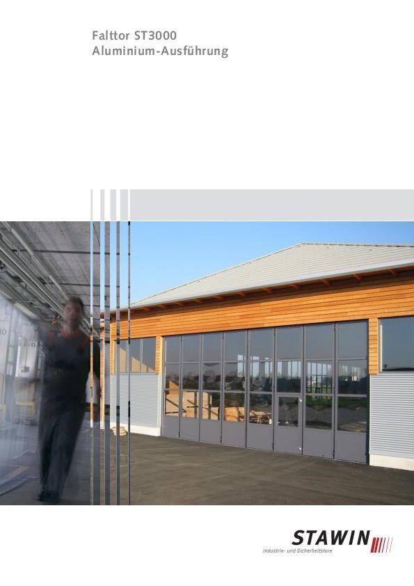 Falttor ST3000 Aluminium-Ausführung