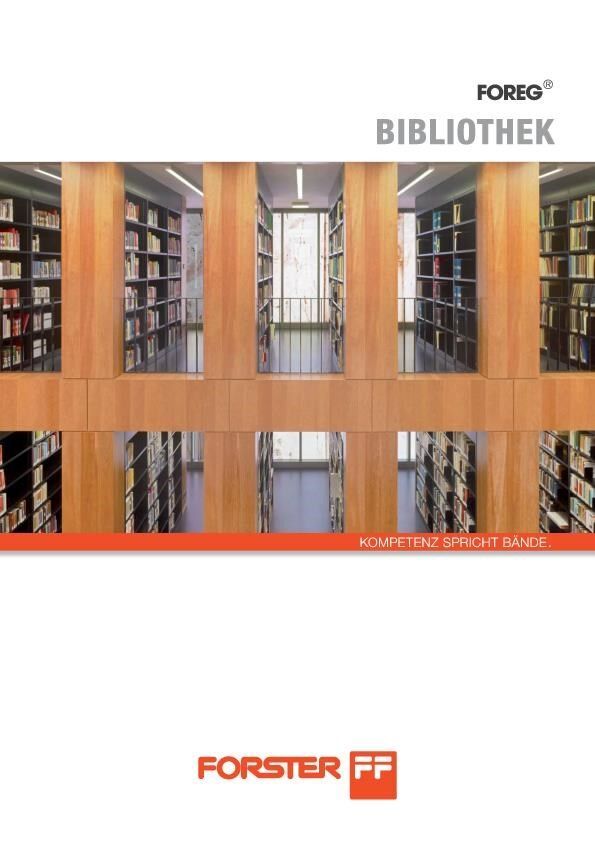 Broschüre Foreg Bibliothek