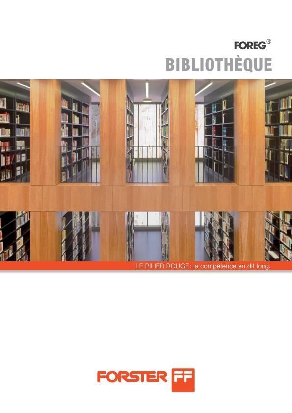 Brochure de Foreg Bibliothèque