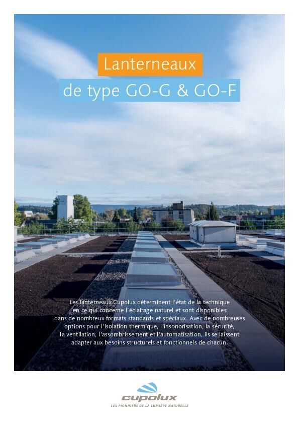 Lanterneaux de type GO-G et GO-F