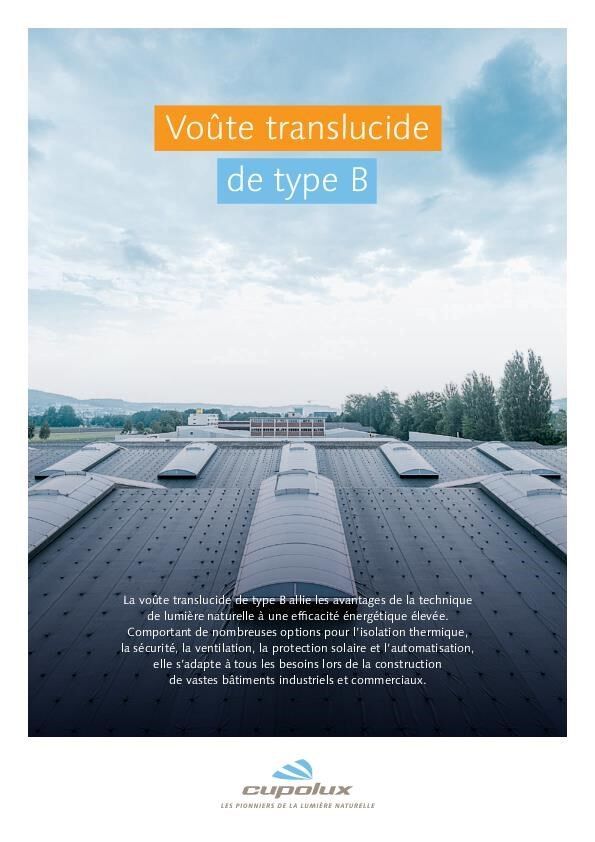 Voûtes translucides type B