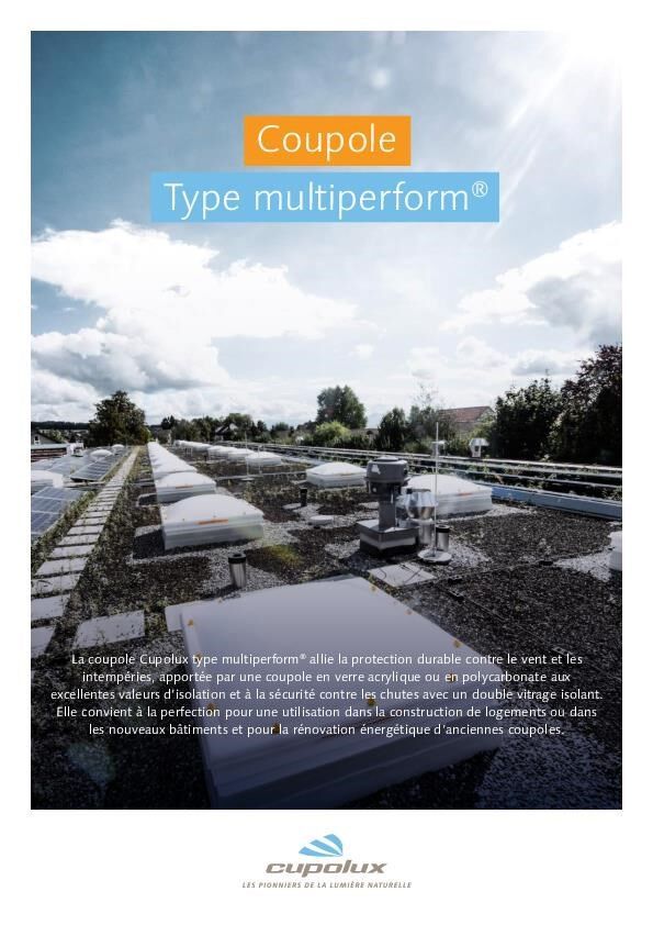 Lanterneau Cupolux type multiperform