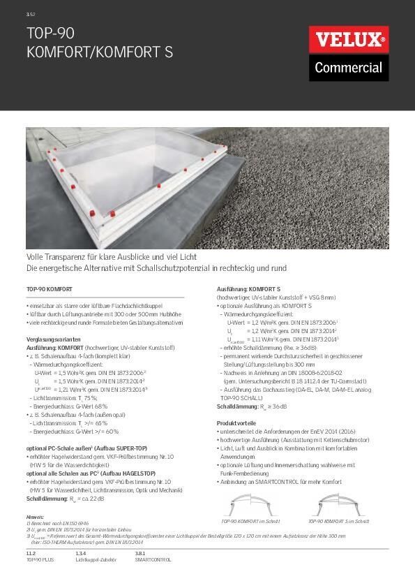 Datenblatt Top-90 Komfort/Komfort S