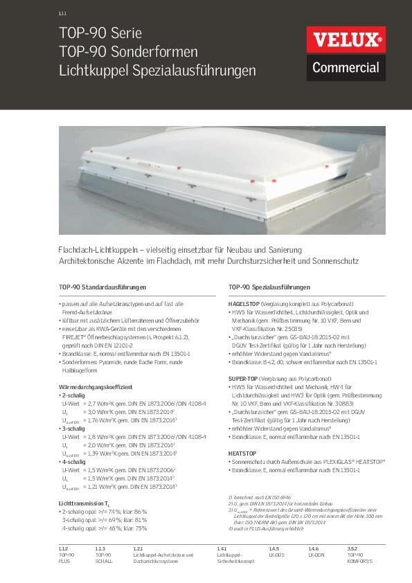 Datenblatt Top-90 Serie