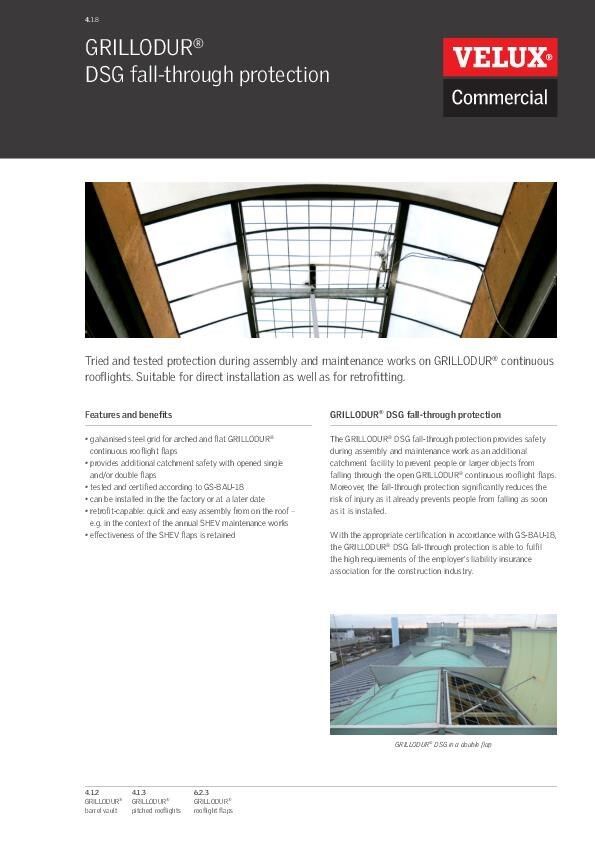 Prospectus Système de sécurité antichute DSG Grillodur