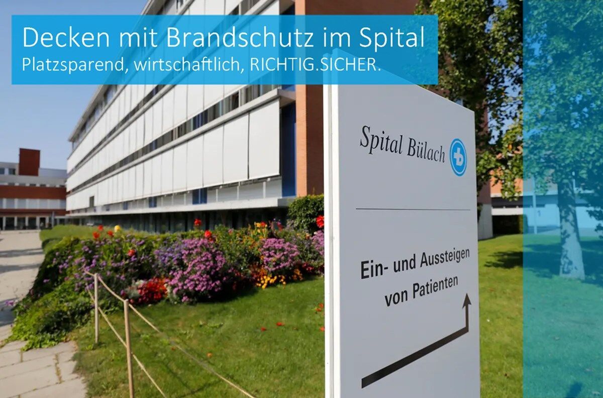 Platzsparende Brandschutzdecken | Foto © Promat AG Platzsparende Brandschutzdecken | Foto © Promat AG