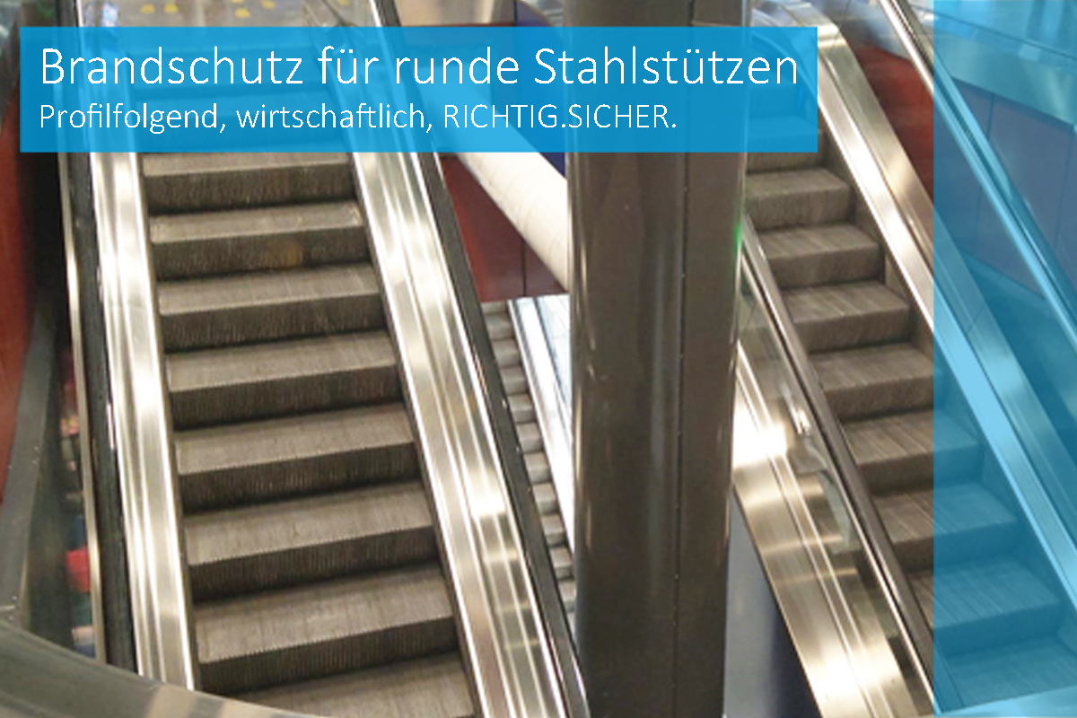 Profilfolgende Stahlbekleidung | Foto © Promat AG Profilfolgende Stahlbekleidung | Foto © Promat AG