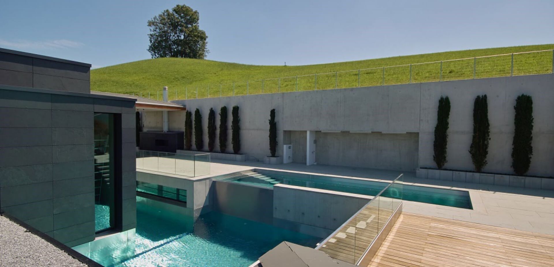 Vivell AG Schwimmbadtechnik: Gartenbäder Edelstahlbecken Vivell AG Schwimmbadtechnik: Gartenbäder Edelstahlbecken