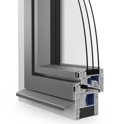 Fenster aus Kunststoff/Aluminium «EgoPrime»