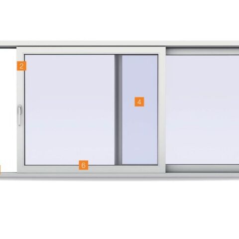 Balkon- und Schiebetüren aus Kunststoff und Kunststoff/Aluminium
