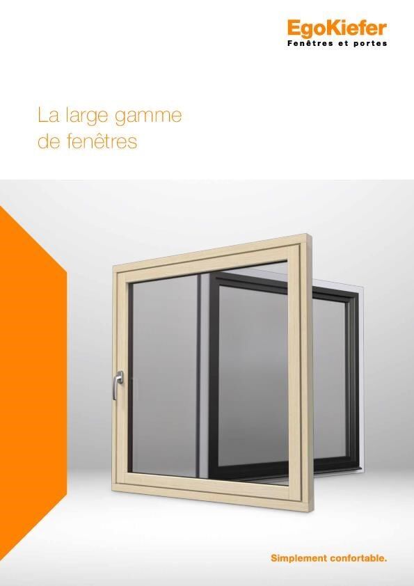 La large gamme de fenêtres