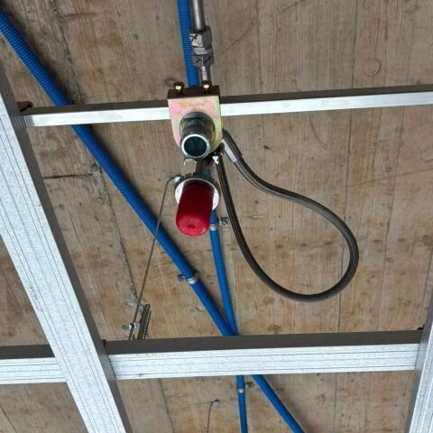 Chantier Tilia Tower à Prilly - Protection incendie en technologie brouillard d'eau