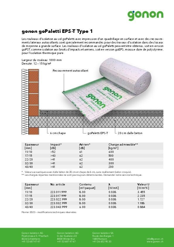 Prospectus gonon goPaletti EPS-T Typ 1
