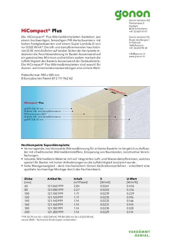 Prospekt HiCompact Plus