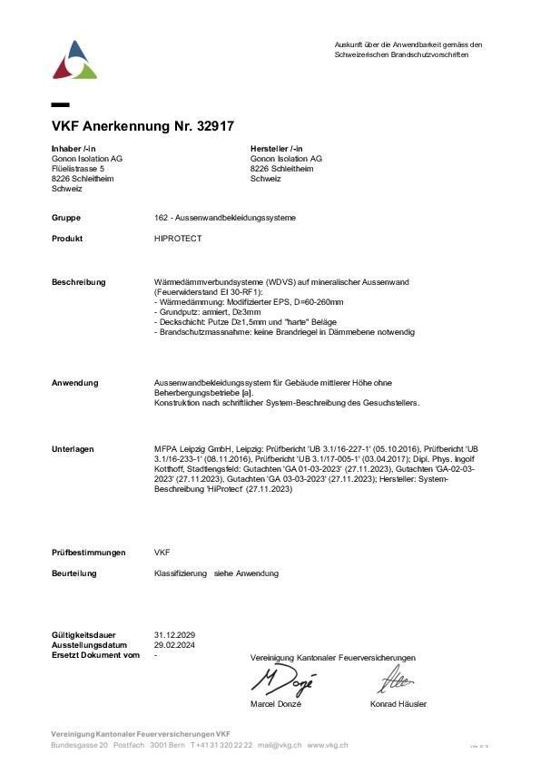 VKF-Anerkennung