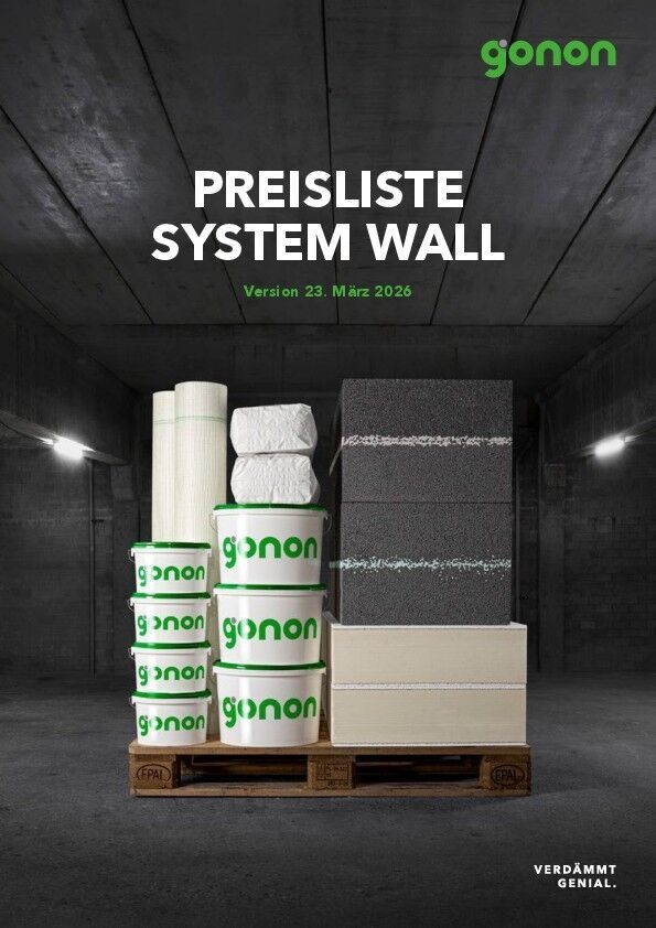 Preisliste System Wall