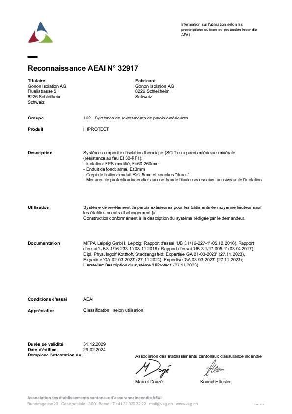 Reconnaissance AEAI