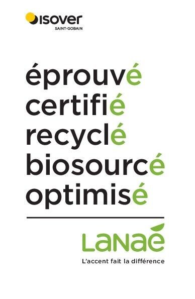 Laine de verre ISOVER Lanaé
