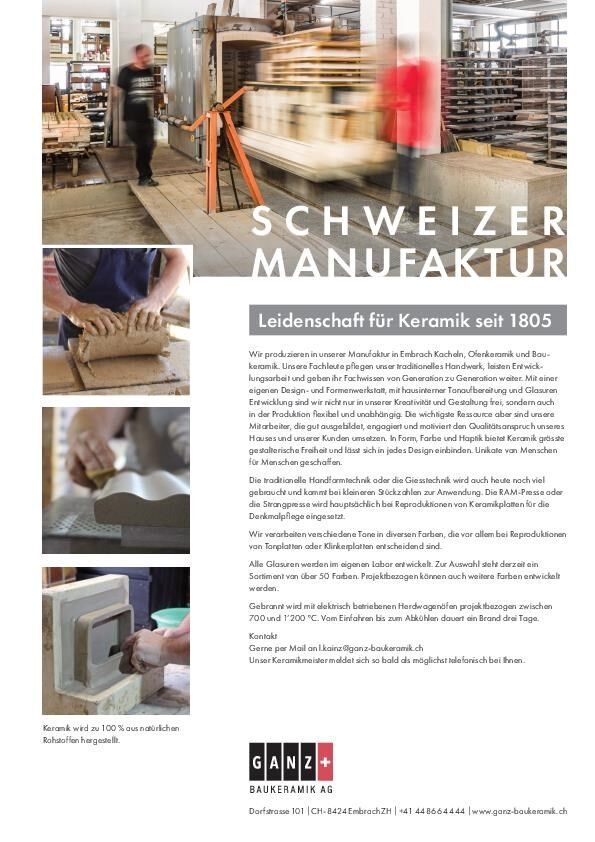 Projektblatt Keramik-Manufaktur