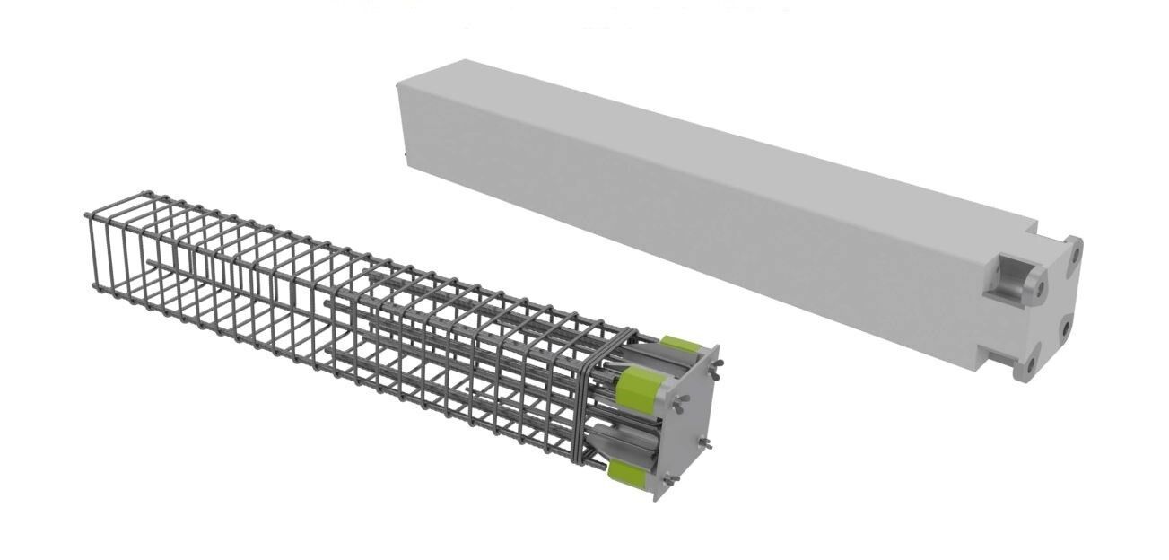 Visualisierung Verwendung Bolda Stützenschuh | Foto: Peikko Visualisierung Verwendung Bolda Stützenschuh 