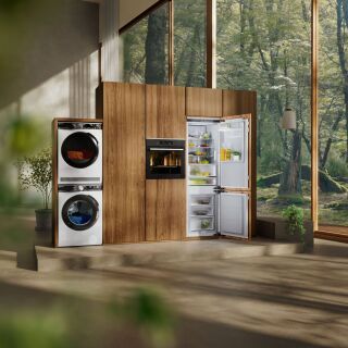 Energieeffiziente Geräte für Waschraum und Küche