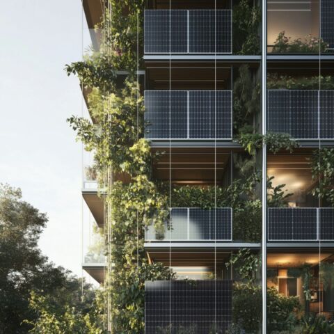 Begrünung und Solarpanels schliessen sich nicht aus