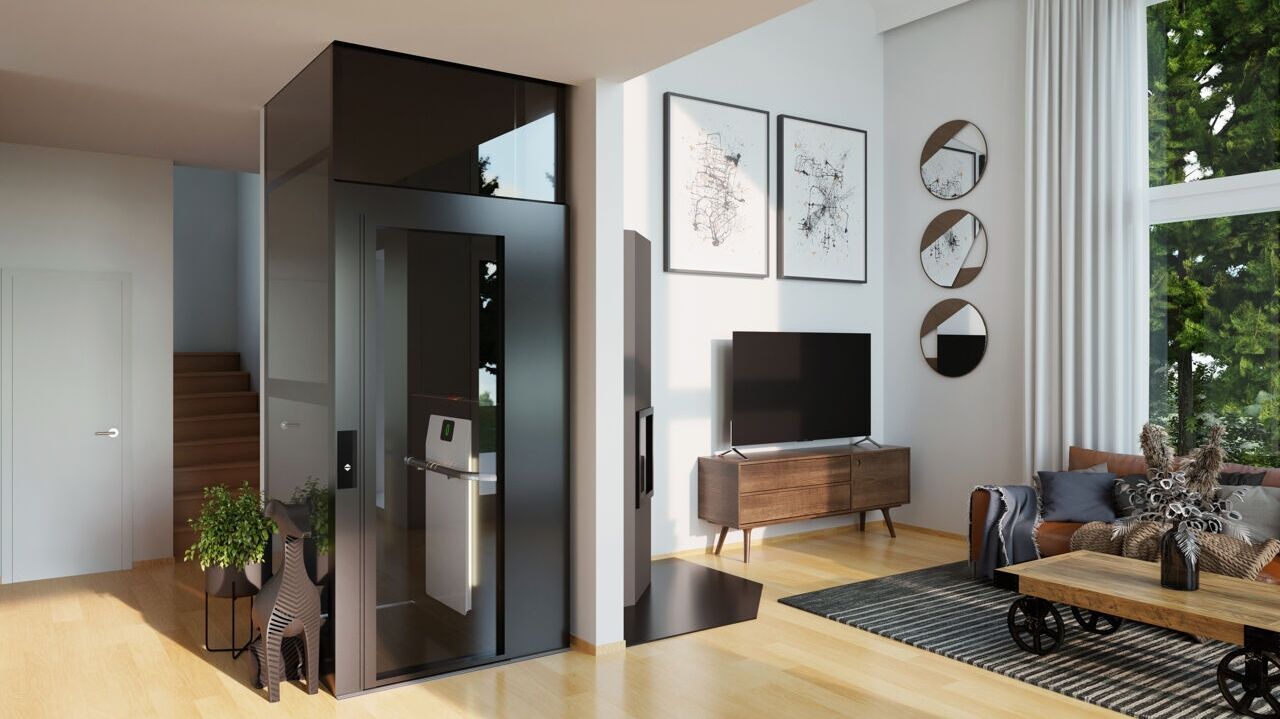 Aufzug im Einfamilienhaus | Foto © Meier + Co. AG Aufzug im Einfamilienhaus | Foto © Meier + Co. AG