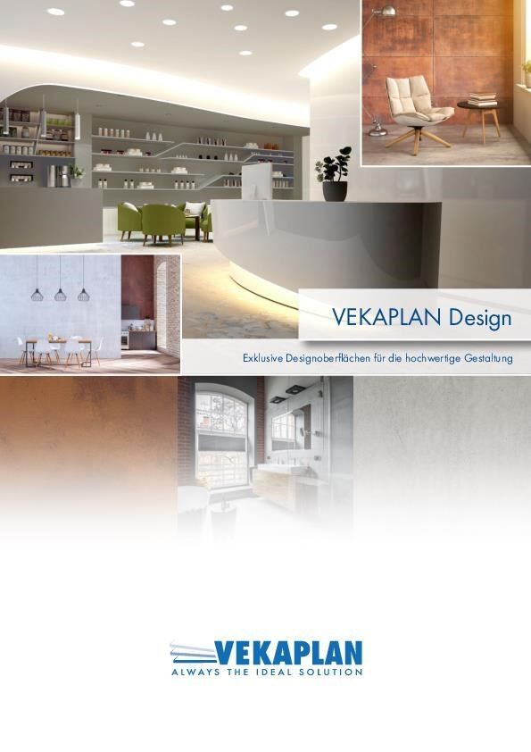 Broschüre VEKAPLAN Design