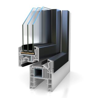 Système de profilés en optique aluminium