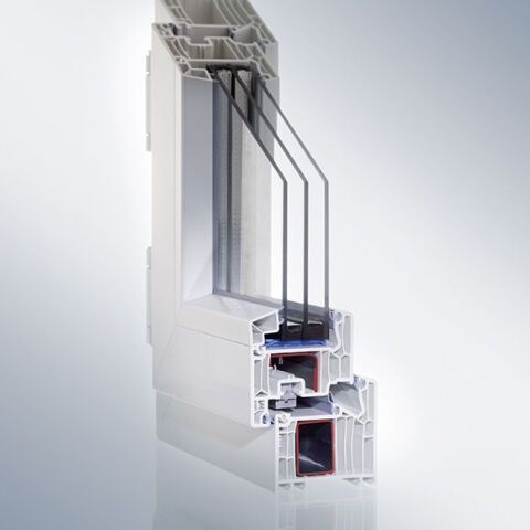 «SOFTLINE 82» Profilsystem für Fenster und Fenstertüren