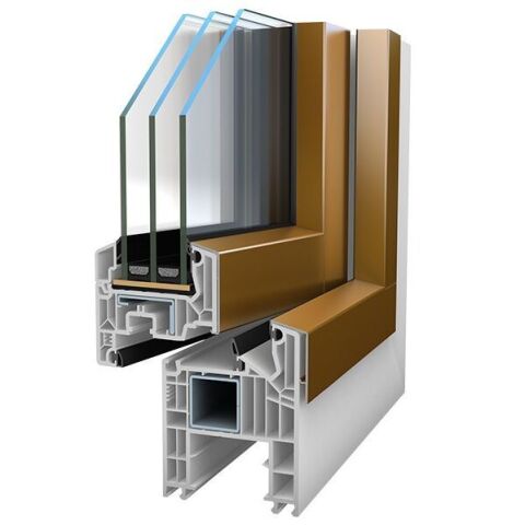 Innovatives Profilsystem mit farbiger Aluminiumoptik